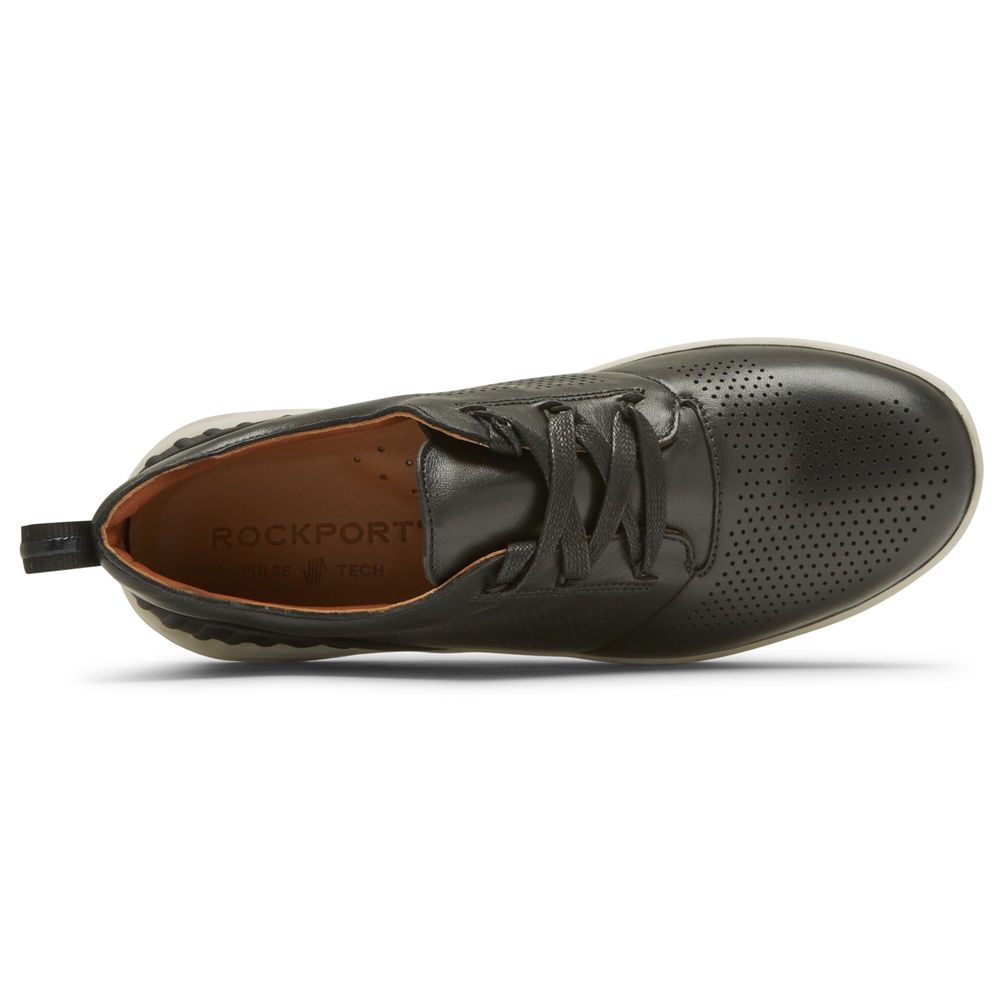 Rockport Joggesko Dame Svart - Pulsetech Tie - JETL95306